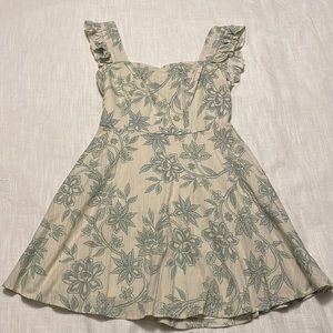 NWT Francesca’s Backless Floral Dress